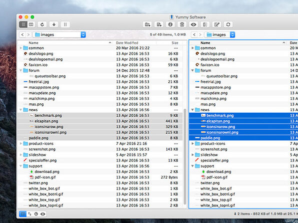 yummy ftp pro how to view invisible files