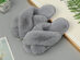 Comfy Toes Women's Slippers (Grey/Size 9)