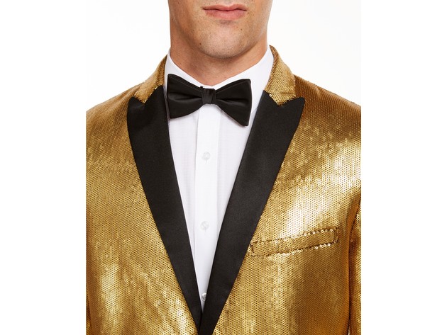 INC International Concepts Men's Slim-Fit Micro-Sequin Blazer Size Medium