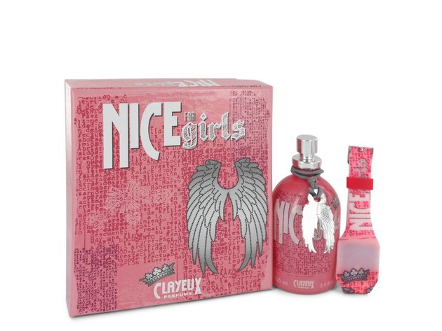 Nice for Girls by Clayeux Parfums Eau De Toilette Spray + Free LED Watch 3.4 oz