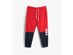 Tommy Hilfiger Men's Color Block Logo Joggers Red Size Extra Large
