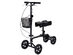 Costway Steerable Foldable Knee Walker Scooter Turning Brake Basket Drive Cart Black 