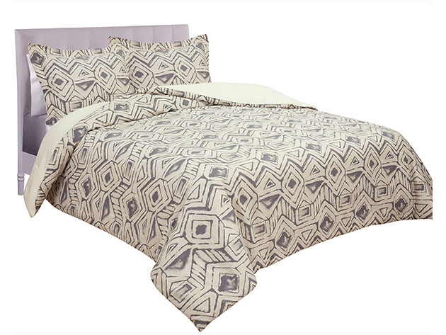 Royale Linens Mali 3-Piece Cotton Comforter Set