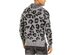 INC International Concepts Men's Leopard Sweater Hoodie Gray Size XX-Large