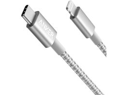 Anker 331 USB-C to Lightning Cable Silver / 1ft