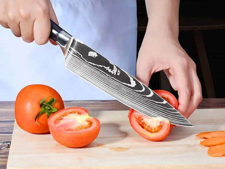 Konig Kitchen Damascus 5-Piece Knife Set is 64% off