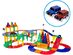 PicassoTiles 80 Piece Race Car Track Building Block Educational Toy Set Magnetic