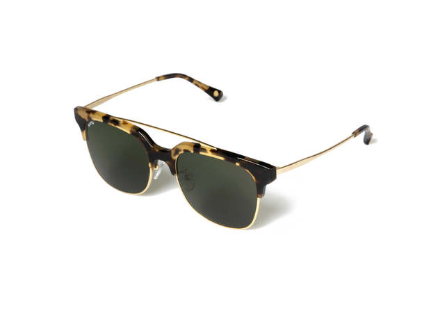 Crusie Sunglasses Tortoise - Gold / Green