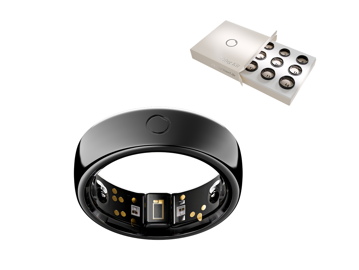 Circular Ring 2 - Medical-Grade Smart Ring (Obsidian Black/Size 12)