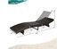 Costway 2 Piece Patiojoy Patio Rattan Folding Lounge Chair Chaise Adjustable White Cushion