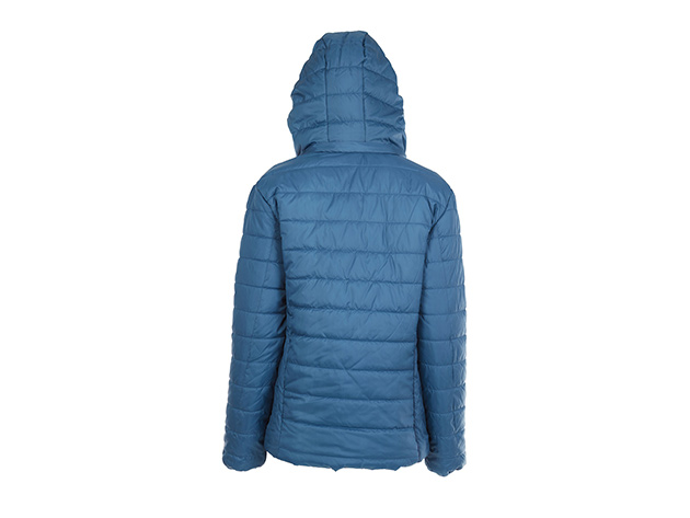 CALDO-X Heated Jacket with Detachable Hood (Denim/Large, Requires Power Bank)