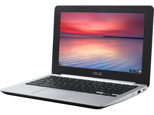 ASUS C200MA-EDU 11" Chromebook, 2.16GHz Intel Celeron, 2GB RAM, 16GB SSD, Chrome (Grade B)
