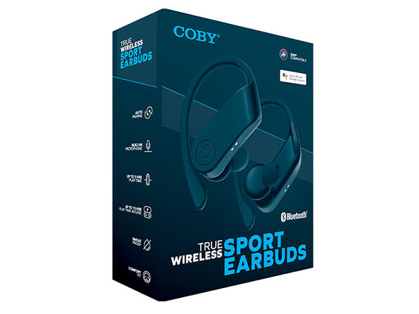 coby wireless sport earbuds