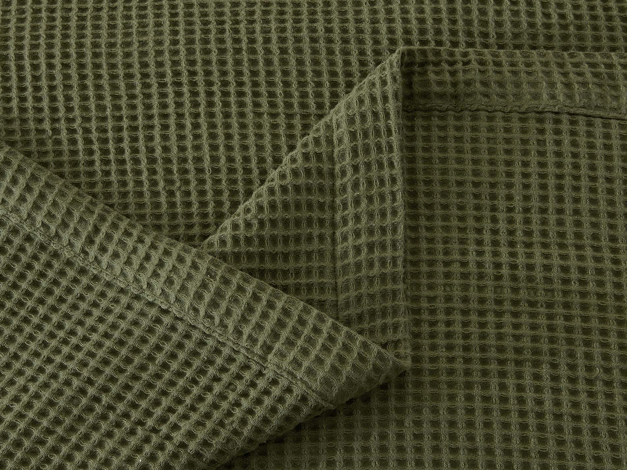 Vintage Cotton Waffle Blanket