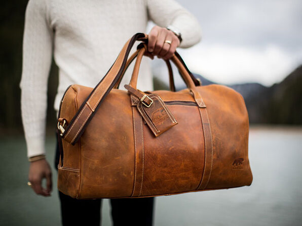 kodiak leather duffle