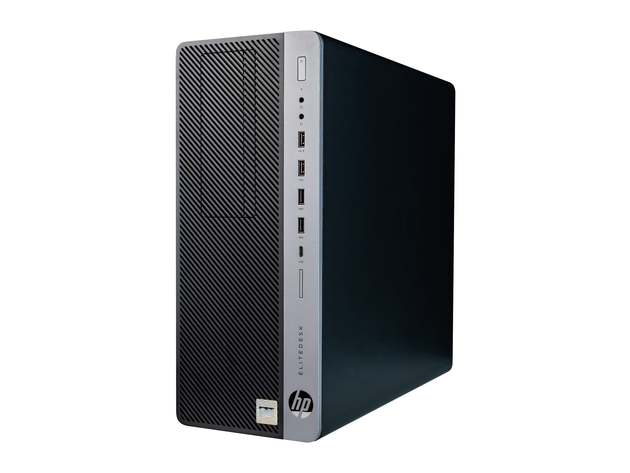 HP EliteDesk 800G4 Tower Desktop | Hexa Core Intel i7 (3.4) | 16GB DDR4 RAM | 500GB SSD | Windows 11 Pro | New 22" LCD Monitor (Refurbished)