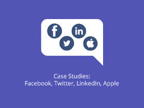 Case Studies: Facebook, Twitter, LinkedIn, Apple - Product Image