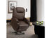 Costway Electric Lift Power Chair Recliner Heated Vibration Massage Sofa W/Remote Coffee - Coffee