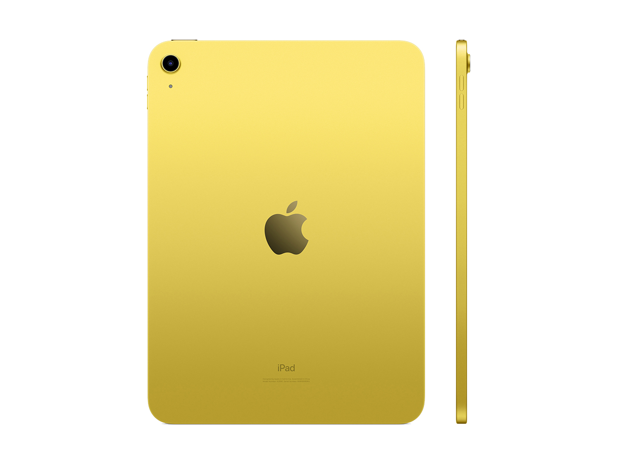 Apple iPad 10th Gen (2022) 64GB Wi-Fi & Cellular Yellow (Refurbished)
