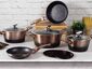 Berlinger Haus 10-Piece Kitchen Cookware Set, Rose Gold Collection