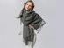 Lavisha Cashmere Shawl (Pewter Gray)