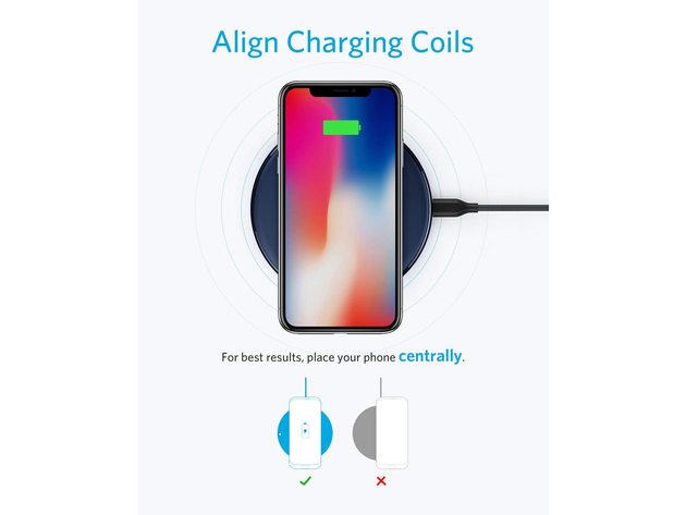 Anker 313 Wireless Charger (Pad) Blue