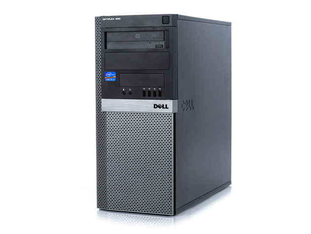 Dell Optiplex 980 Tower Computer PC, 3.20 GHz Intel i5 Dual Core, 4GB DDR3 RAM, 512GB SSD Hard Drive, Windows 10 Professional 64 bit (Renewed)