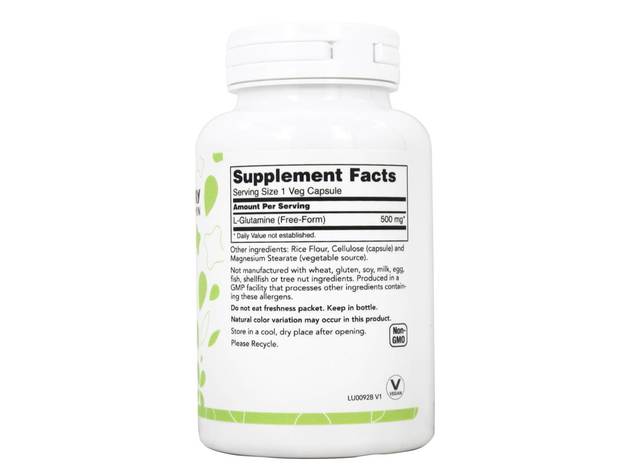 LuckyVitamin - L-Glutamine Amino Acid 500 mg. - 120 Veg Capsules