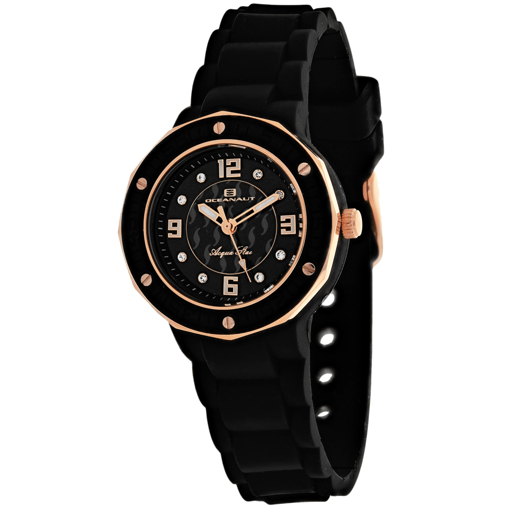 Oceanaut Women's Acqua Star Black Dial Watch - OC0432