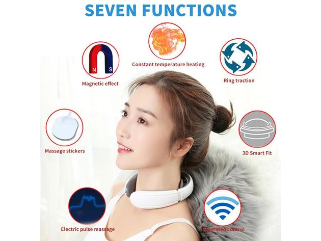 3D Smart Cervical Massager 9 Intensity 6 Modes Neck Massager