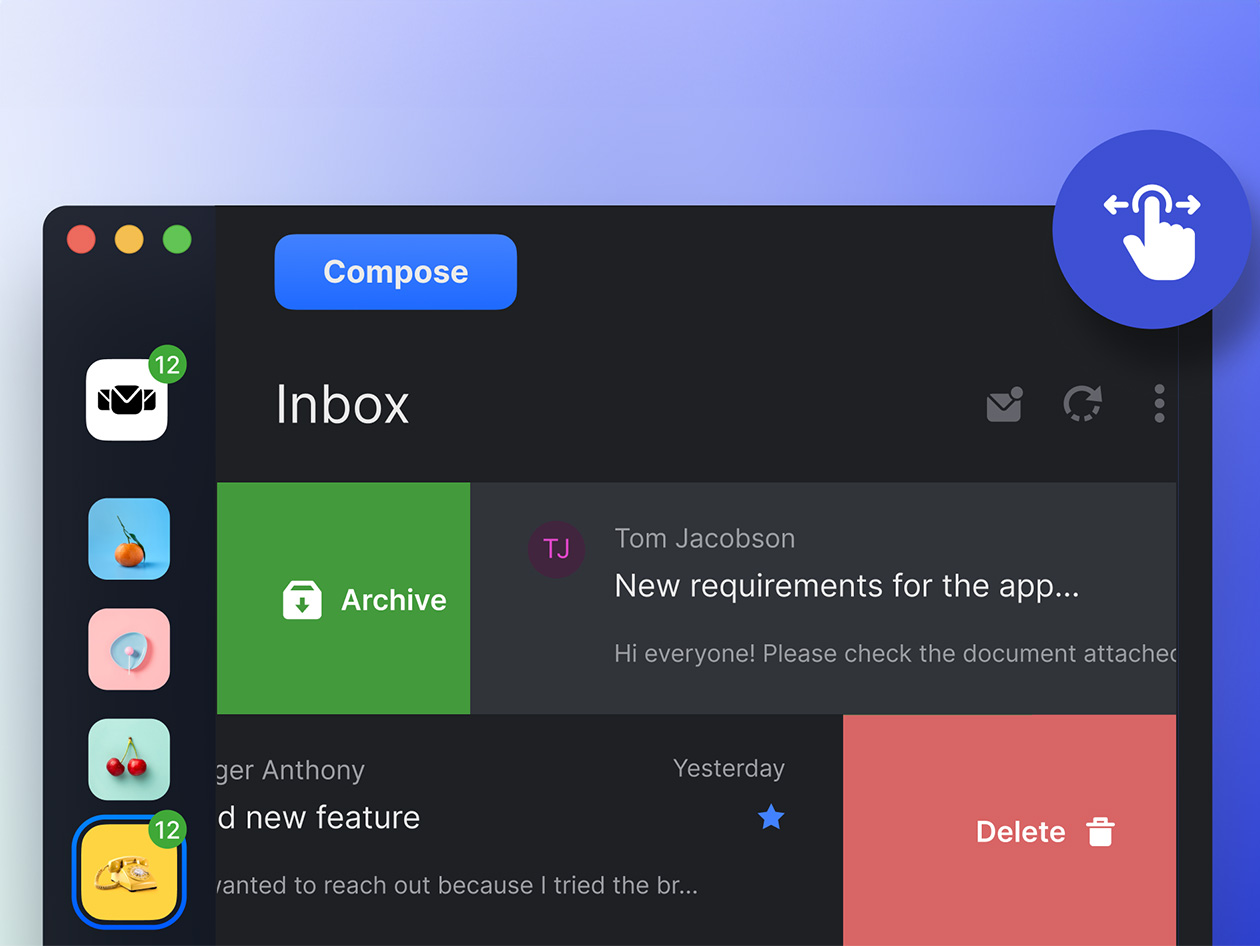 Mailbird Email Client for Windows & Mac (Premium Plan): Lifetime Subscription