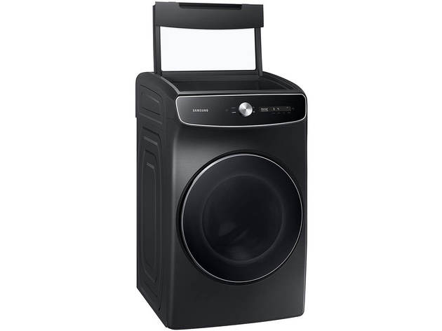 Samsung DVE60A9900V 7.5 Cu. Ft. Smart Dial Electric Dryer w/ FlexDry - Brushed Black