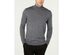 Tasso Elba Men's Merino Wool Blend Turtleneck Sweater, Med Gray Size XX Large