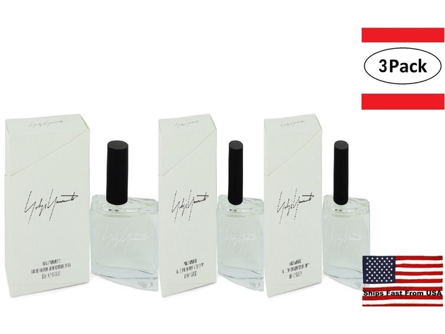 3 Pack Yohji Yamamoto Pour Femme by Yohji Yamamoto Eau De Parfum Spray 1.7 oz for Women