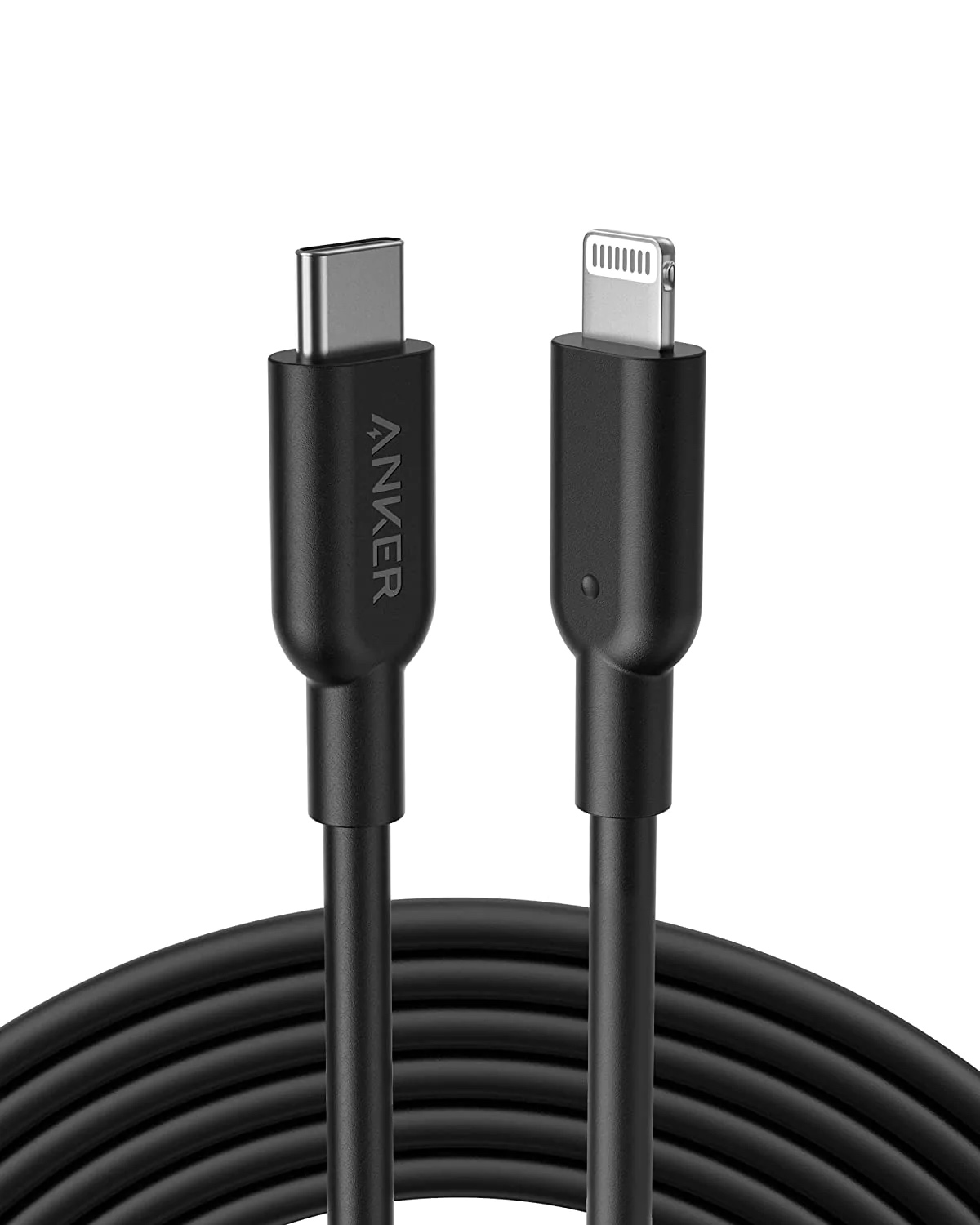 Anker 321 USB-C To Lightning Cable Black / 6ft | TechHive