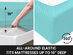 Super-Soft 1800 Series Bamboo Blend 3-Piece Sheet Set (Light Blue/Twin)