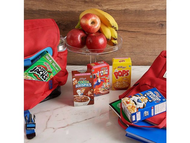 Kellogg's Fun Pack Sweet, Crispy, Crunchy Breakfast Cereal Variety Pack, 8 Count