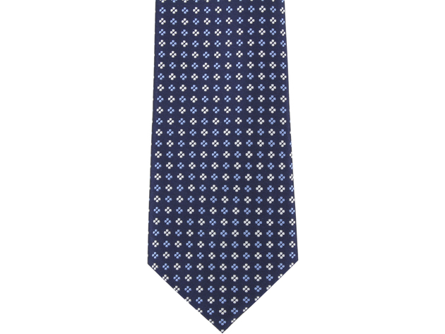 Tommy Hilfiger Men's Square Neat Tie Navy One Size