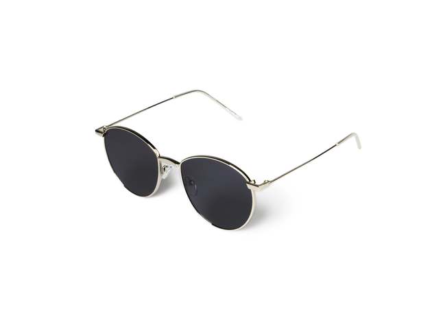The Bezel Sunglasses Silver / Smoke