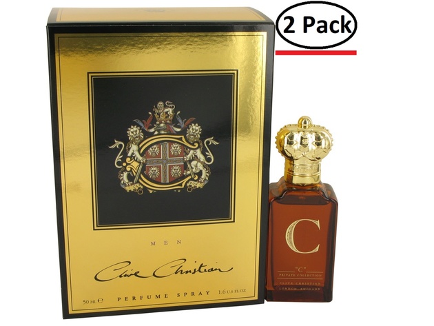 Clive Christian C by Clive Christian Perfume Spray 1.7 oz for Men (Package of 2)