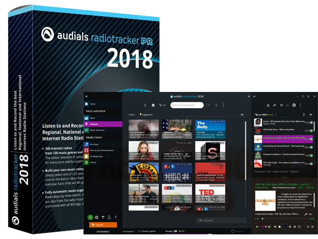 Free: Audials Radiotracker 2018 Premium