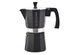 MILANO Stovetop Espresso Maker & EZ Latte Milk Frother Bundle Set (Black/9-Cup)