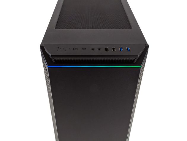 Periphio Phantom Gaming PC Tower Desktop Computer, Intel Quad Core i7 3.3GHz, 16GB RAM, 500GB SSD + 1TB 7200 RPM HDD, Windows 10, GTX 1660 Super 6GB Graphics Card, HDMI, Wi-Fi