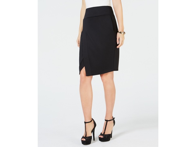Thalia Sodi Women's Scuba Skirt Black Size Extra Large