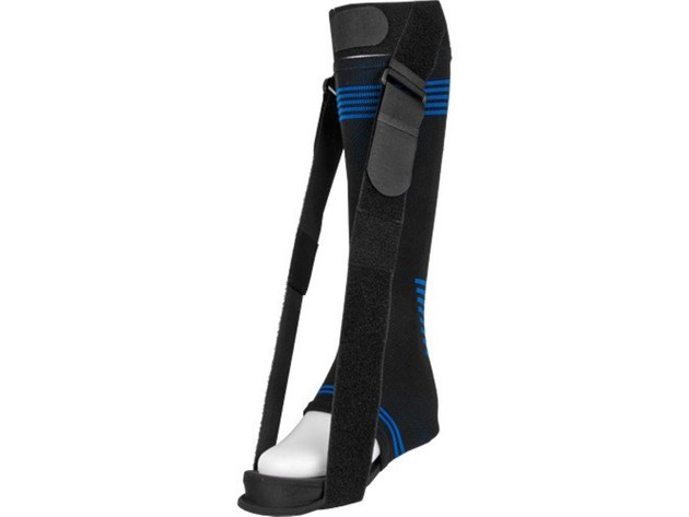 Pro-Tec Athletics Soft Night Foot Splint for Plantar Fasciitis, Medium: Men 8.5 Inches - 10.5 Inches, Women 8.5 Inches - 11 Inches, Black
