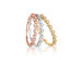 Genevive Tri-Color Stackable Rings (Size 8)