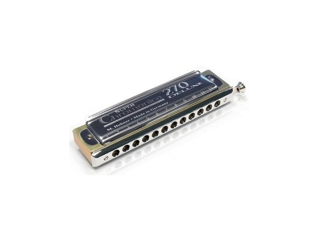 Hohner M754001 270 Deluxe Harmonica Key of C,Contemporary Traditional Chromonica (Like New, No Retail Box)