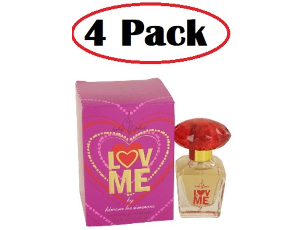 4 Pack of Baby Phat Luv Me by Kimora Lee Simmons Eau De Toilette Spray .5 oz