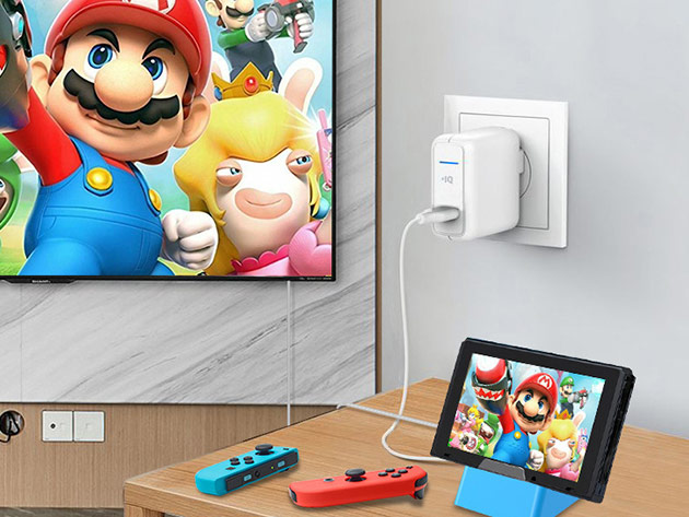 Docking Station Charging Stand for Nintendo Switch (Red)