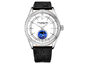 Celestia Quartz 42mm Classic Watch - White Dial with Silver Case
